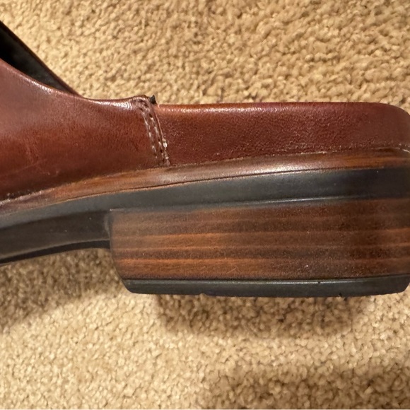 Naot Lodos  Mules in Smooth Brown Leather - Picture 4 of 12